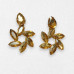 Flower Shape Korean Glass Stone Earrings