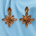 Star Shape Korean Glass Stone Earrings