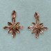 Star Shape Korean Glass Stone Earrings