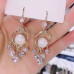 Tears Pearl Light Luxury French Tassel Spiral Earrings
